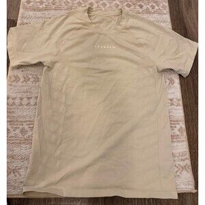 YoungLA Men’s Supervillain Compression Tee - Tan/Sand XL